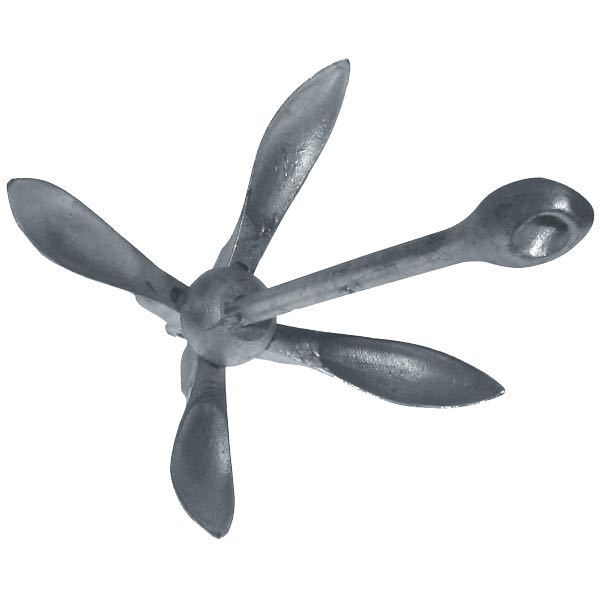 Paraplyanker 1,5 kg, Sammenleggbar, Hull Ø: 0 mm, Sjakkelhull: 13 mm