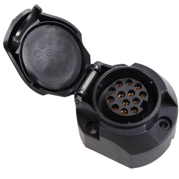 Tilhengerplugg hunn 13 polet, 12V