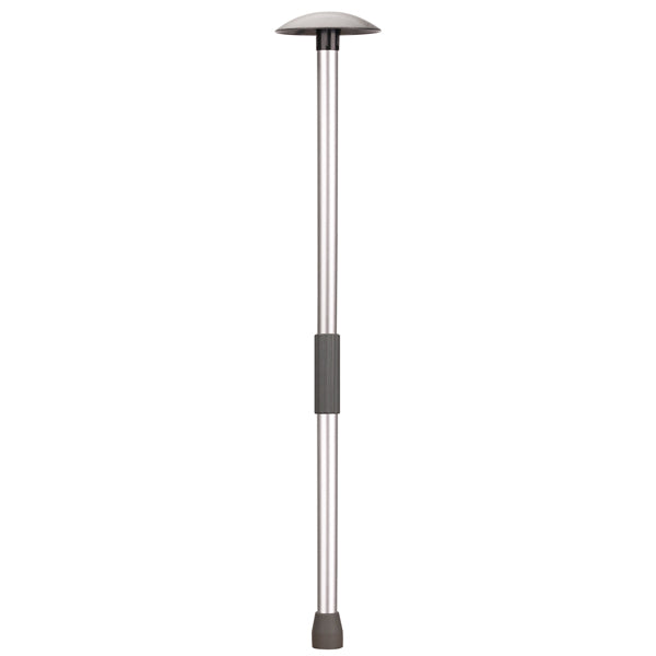 Presenningsstøtte grå, 90-165 cm, aluminium Ø 22-25 mm