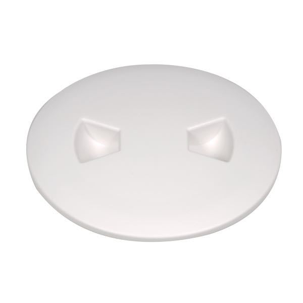 Inspeksjonsluke ø152,4mm hvit, 158,0 mm (Hull Ø), 145 mm (Indre Ø), 210 mm (Ytre Ø)