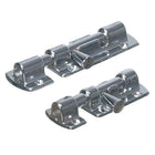 Forkromet messing skudrigel fra Foresti set forfra, 59x27 mm