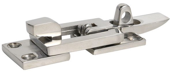 Klemmeangrep med låsebrakett, 95x28mm, rustfritt stål AISI 316