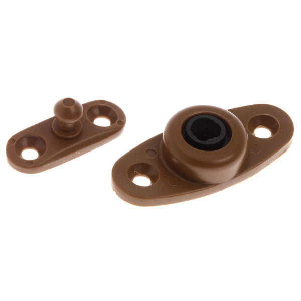 Roca, Dørstopper 3-delt nylon/gummi, Dybde 17 mm, Høyde 58 mm