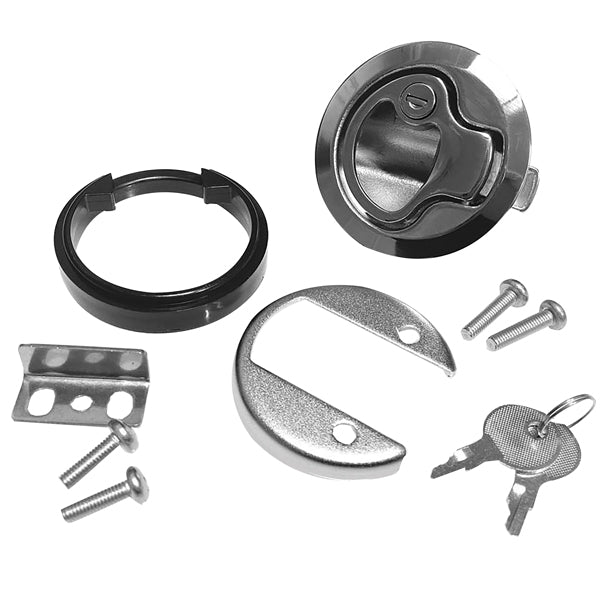 Roca, selvlukkende dørbeslag, 2-22 mm, låsbar, AISI 316