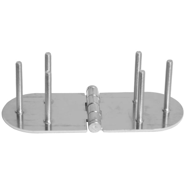 Roca, Hinge RF m/faste M6 skruer 60x160mm, revers, AISI 316