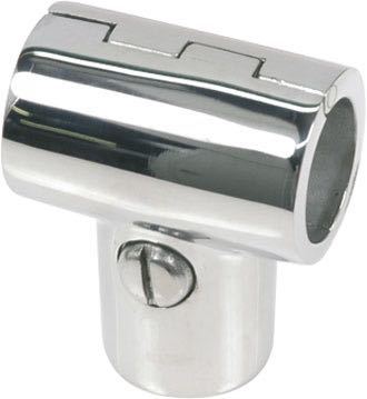 T-stykke Ø22mm 90° hengslet AISI 316 stål