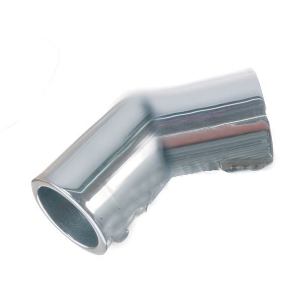 Vinkelstykke Ø25mm -110° RF, Polert rustfritt stål AISI 316