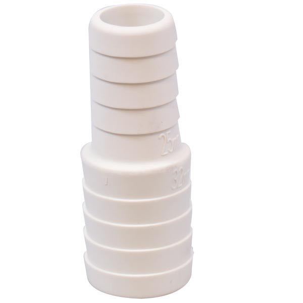 Trudesign, Slangeadapter 38-32mm, Hvit, Plast