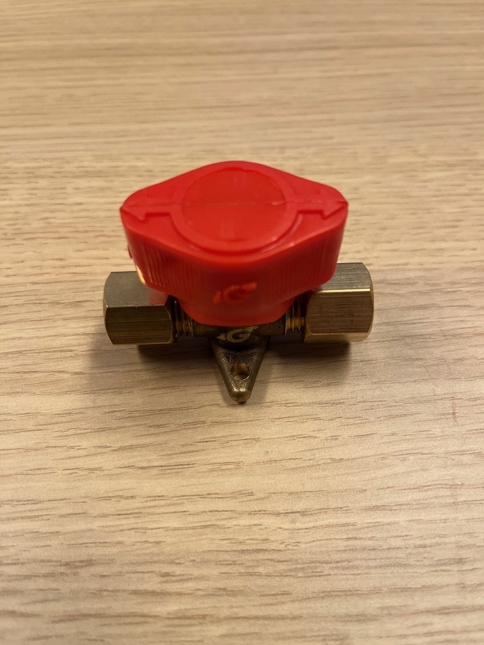 IGT, Gasskran med 8mm rørkobling i messing