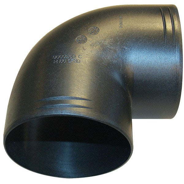 Webasto, 90º tilkobling til varmluftslange, Ø90 mm, 90 mm