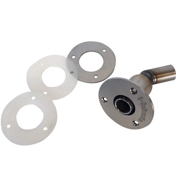 Webasto, Skroggjennomføring 45°, Ø24mm