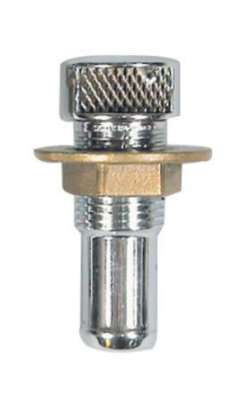 Foresti, Tankventil, forkrommet messing, 16 mm