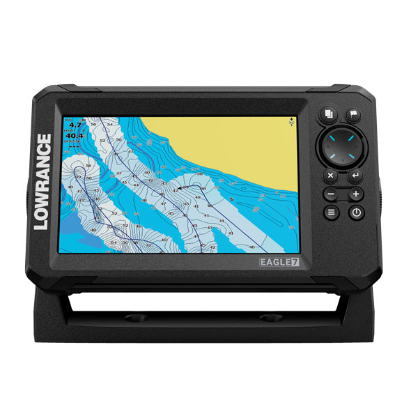 Lowrance, Fishfinder Eagle 7 83/200 HDI - CHIRP, DownScan, 800 x 480 piksler