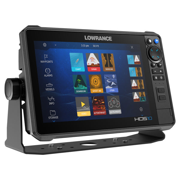 Lowrance, HDS-10 PRO med ActiveImaging HD 3-i-1-svinger, 10"