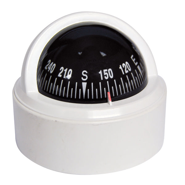 Riviera, Kompas Stella 2 ½, hvit, Ø 65 mm