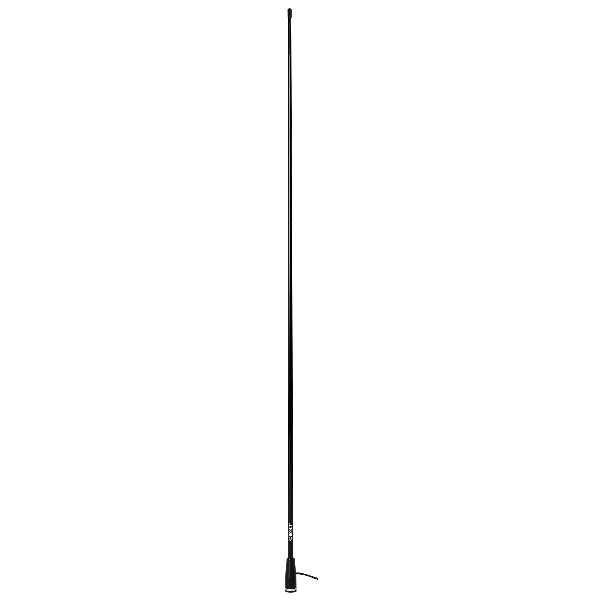 Scout, KS-22 VHF-antenne m/kabel og støpsel, sort, 1,5 m, 50 Ohm, 3,0 dB