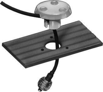 Glomex, RA140 VHF kabelinnføringsdeksel, nylon for 1-2 kabler, maks Ø 6 mm