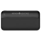 SeaTec powerbank 10.000mAh, vist fra siden med indgangsport.