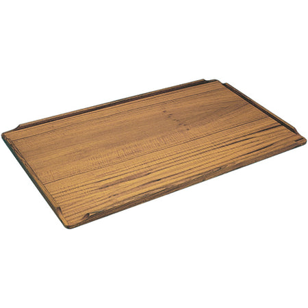 Roca teak bordplade monteret på bådens cockpit