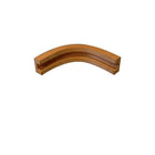 Teak vinkel fra SeaTec, 13 x 7 cm, monteret på bådside.