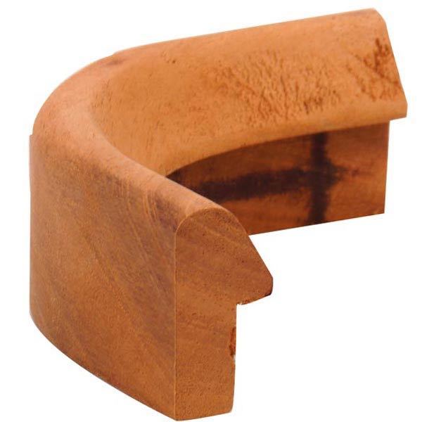 Mahogni vinkel j-profil innvendig 50/90°