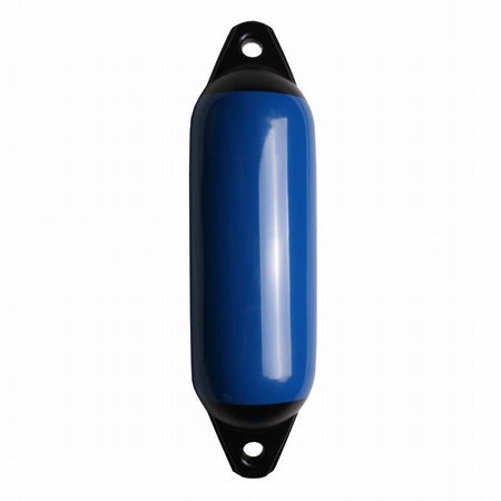 Majoni Star fender i navy med sort top, set forfra.