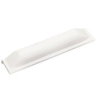 Dan-Fender kaj fender i hvid farve, 50x10cm, set fra siden.
