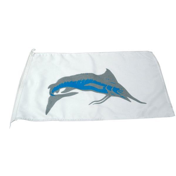 1852, Humør-flagg fisk, 30x45 cm