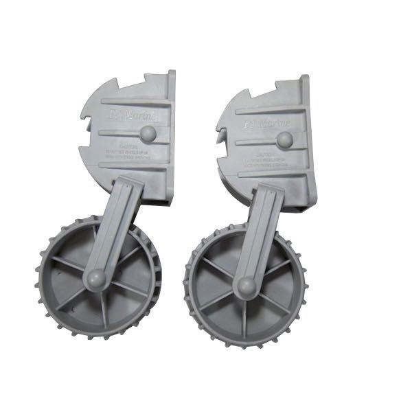 Transporthjul for gummibåt, Ø13cm, PVC, 120mm bredde, 150mm høyde, 270mm lengde