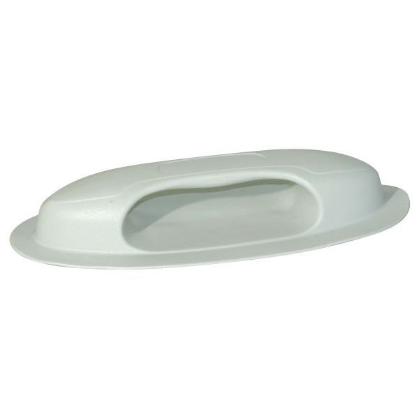 Håndtak PVC lys grå, 253 mm, 253 x 105 x 44 mm, RAL 7035