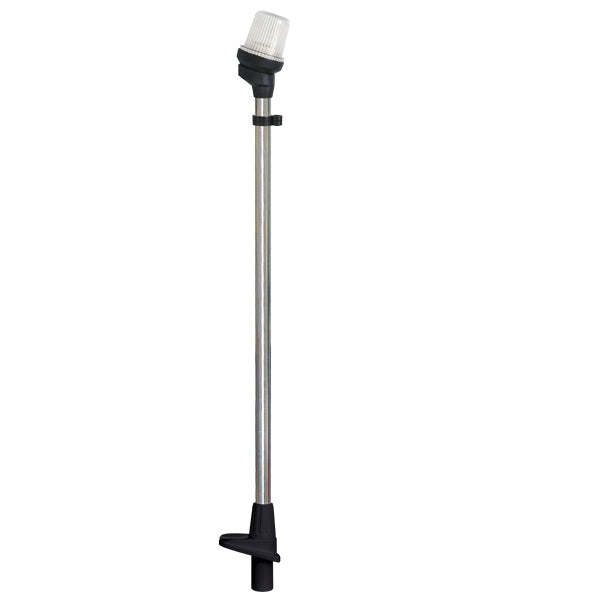 Tæt på Lalizas lantermast, der fremhæver detaljer og 12V 10W lysstyrke.
