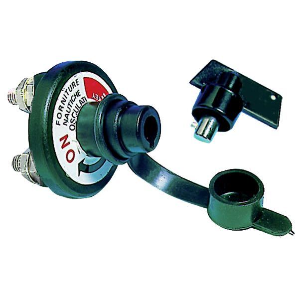 Hovedbryter, Heavy Duty Polycarbonate, 280 Amp, 5 sek. 2500 Amp, Ø: 66,0 mm