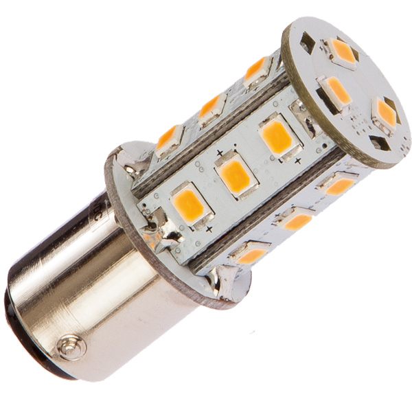 Nautacled, Navigasjons LED-pære BAY15D, 3,2 W, 6000 Kelvin, 250 Lumen