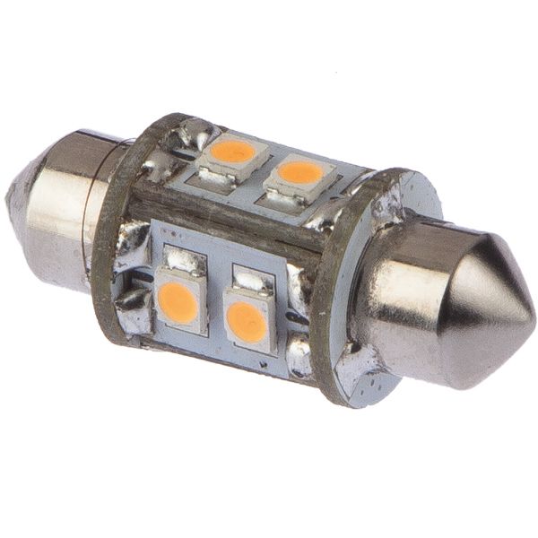 Nautcled, Pinol-pære 31mm 10-35V DC, 0,8W, 2700K, 70 Lumen