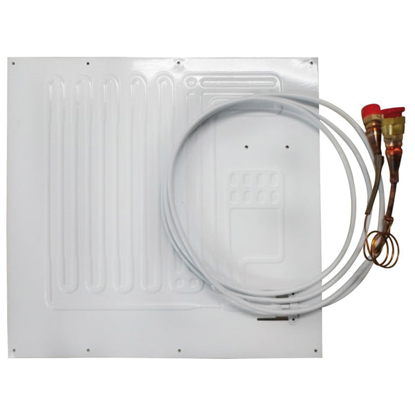 Isotherm plade fordamper 350 x 130mm med standard koblinger til 1283014