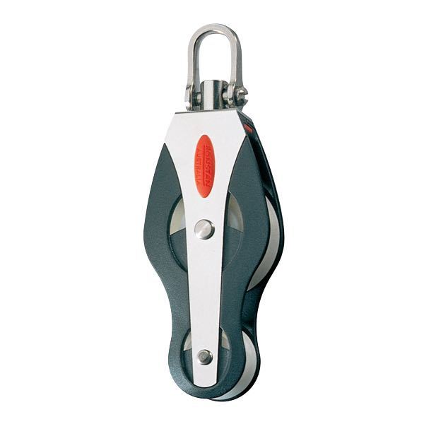 Ronstan, fiolinblokk med svivel, serie 40, 400 kg maks belastning, 316 rustfritt stål, 40 mm skive