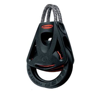 Ronstan, Orbit Single Block, Series 40, Kulelager, 325 kg belastning, 700 kg bruddstyrke, 9 mm tau, 40 mm skive, 33 g