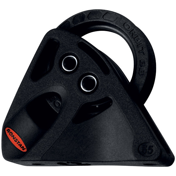 Ronstan, Orbit vertikal styreblokk, 55 mm, 500 kg, 1000 kg bruddstyrke, 10 mm maks taudiameter, 91 g