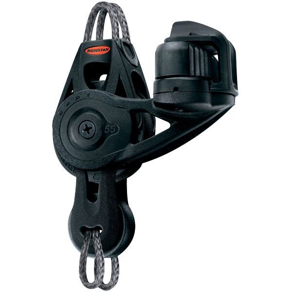 Ronstan Orbit fiolinblokk med houndstooth og froskeben, serie 55