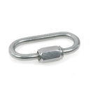1852 P-led RF stål 4mm sjækler set forfra med glat overflade.