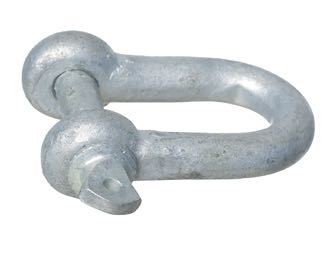 1852, Sjakkel med vingeskrue galv. 20mm, Bruddstyrke 4400 kg, Ø 20 mm, Bredde innv. 38 mm, Lengde innvendig 78 mm