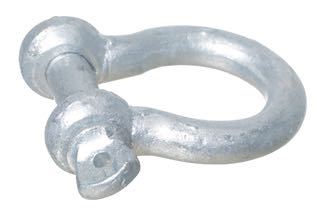 1852, Lyre sjakkel galvanisert 20mm, Bruddstyrke 4400 kg, 38x22 mm