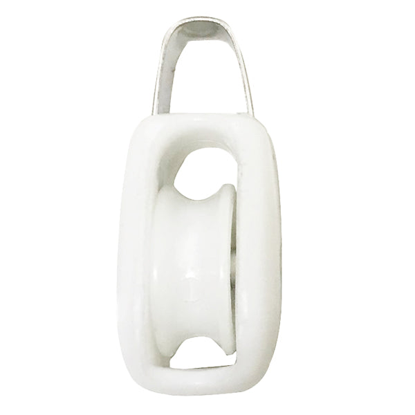 Kloss Ø25mm med oppheng for Ø8mm line, 25mm - 8mm