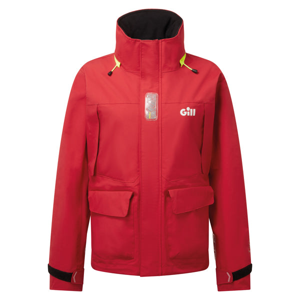 Gill, OS34J Coastal damejakke, rød, str. 20