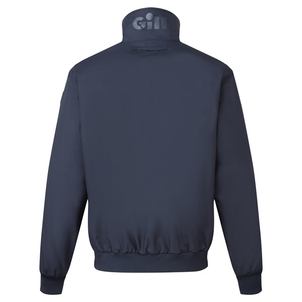 Gill CR01 Crew jakke Navy set fra siden med reflekterende detaljer