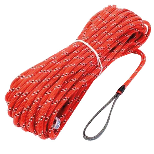 Robline, Fall med øye, rød Ø10mm 30m