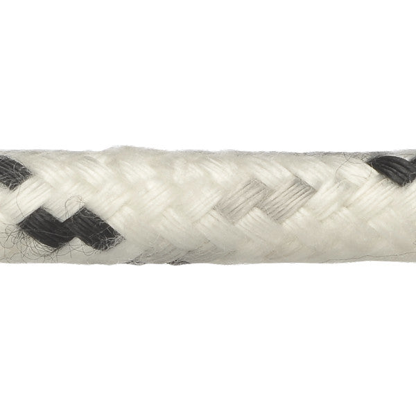 Robline, Neptun 500 skøde tov, 12mm, hvid/sort, 1m (løbende meter)