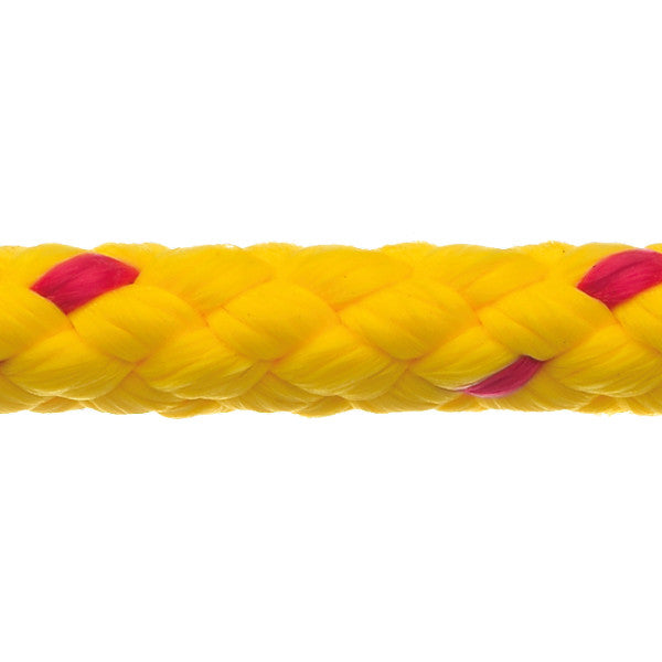 Robline, Albatros flydeline, 8mm, Gul/Rød, 1m (løbende meter)