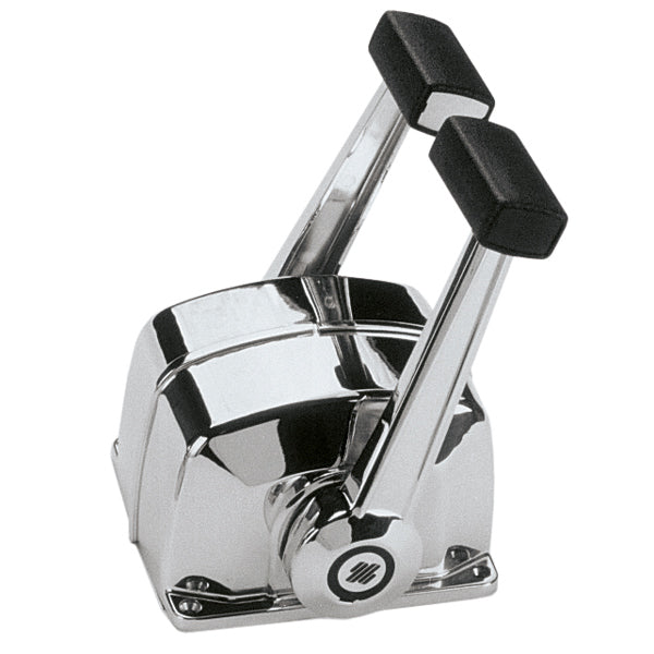 Ultraflex, Kontrolbox B78, dobbelt, krom, med trim