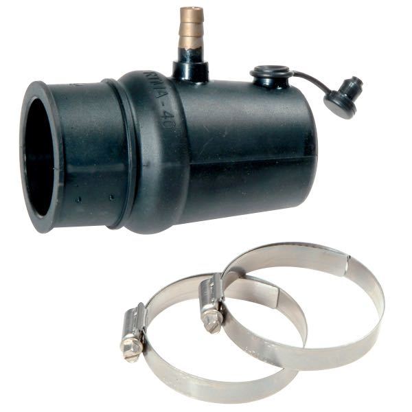 Gummipakningsboks vann, ø50 mm skaft, 70 mm rør, 128 mm